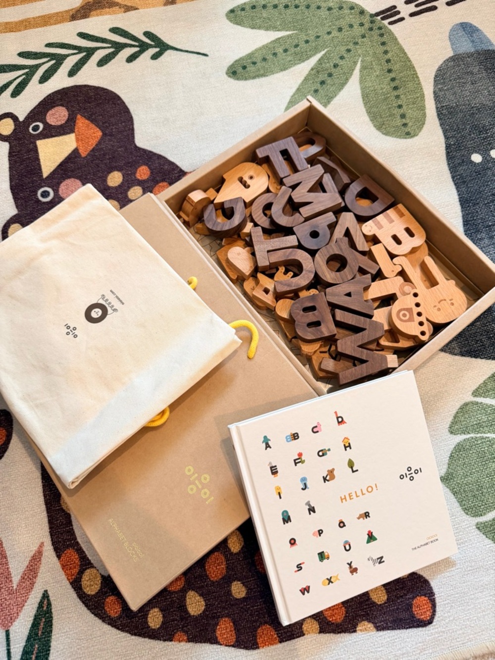 Oioiooi Alphabet Play Block Set